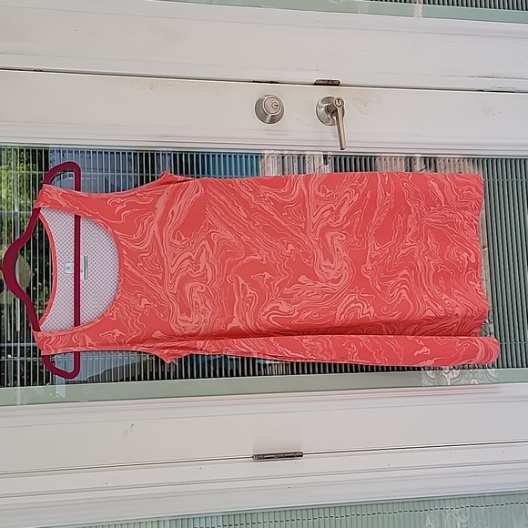 Columbia Dresses & Skirts - Columbia Omni Freeze Cooling Sleeveless Tank Dress Swirl Print